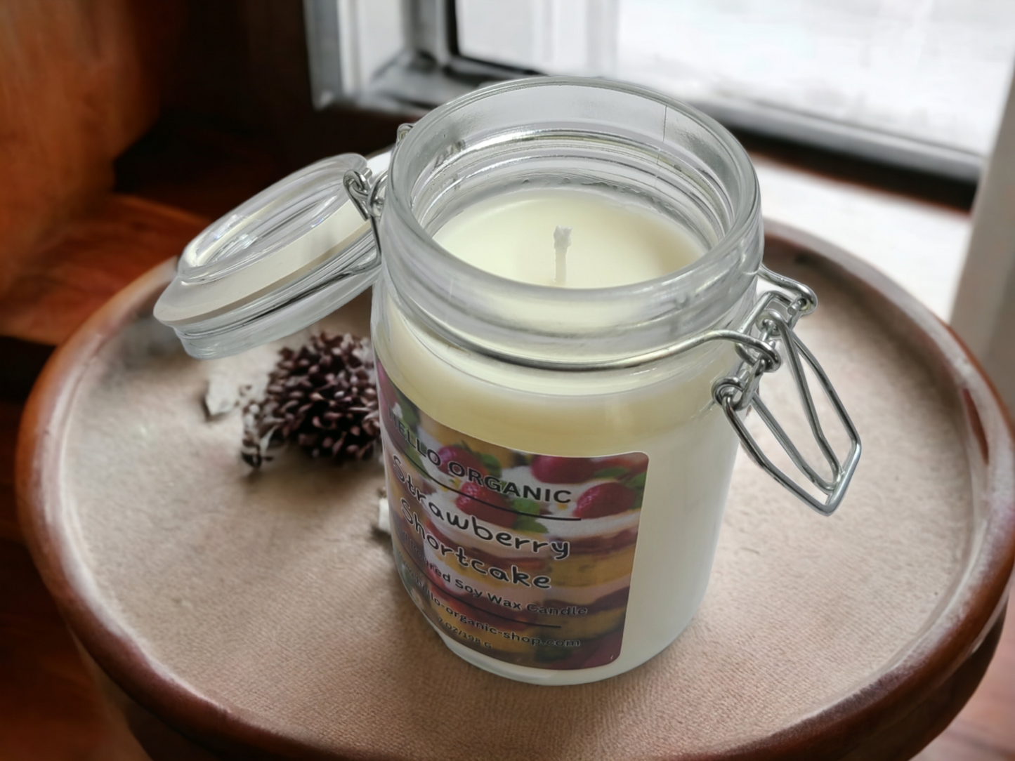 Farmhouse Bakery Jelly Jar Soy Wax Non Toxic Candle