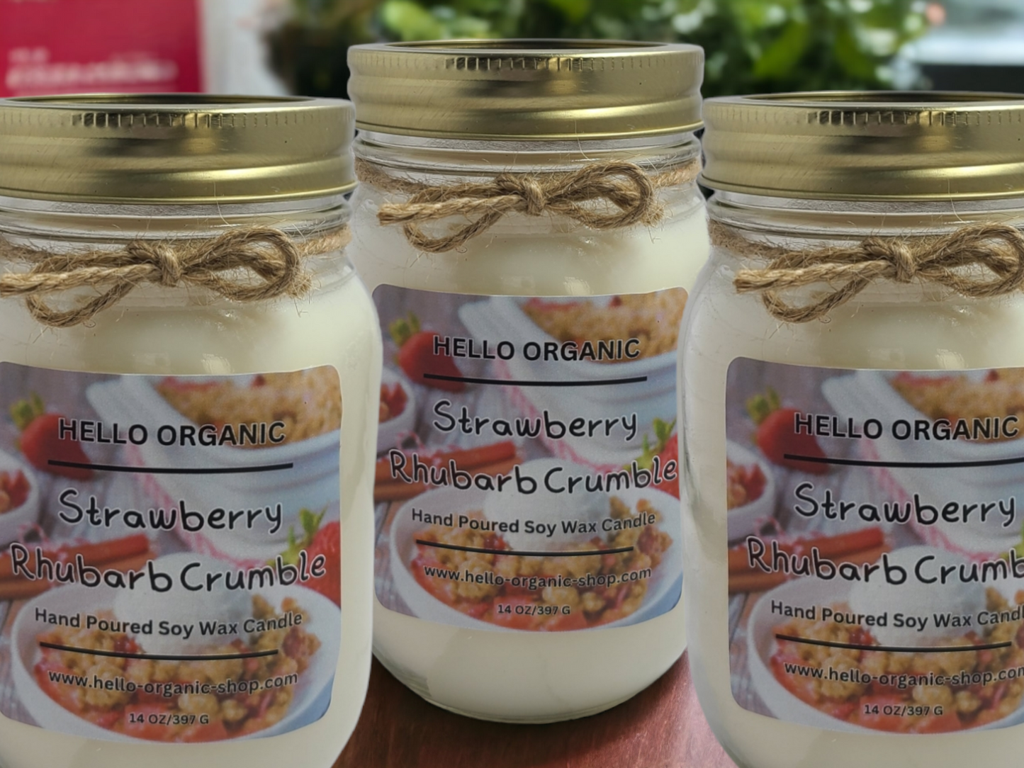 Farmhouse Bakery Mason Jar Soy Wax Non Toxic Candles