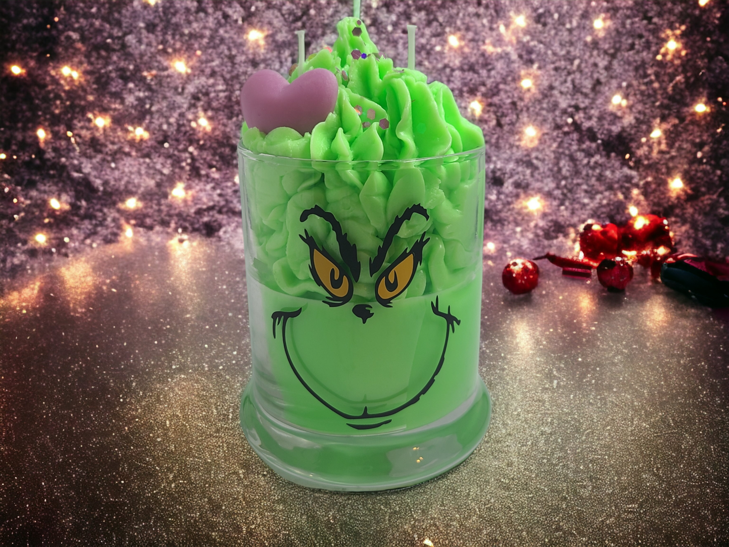Mean One Specialty Frosted Scented Christmas Candle
