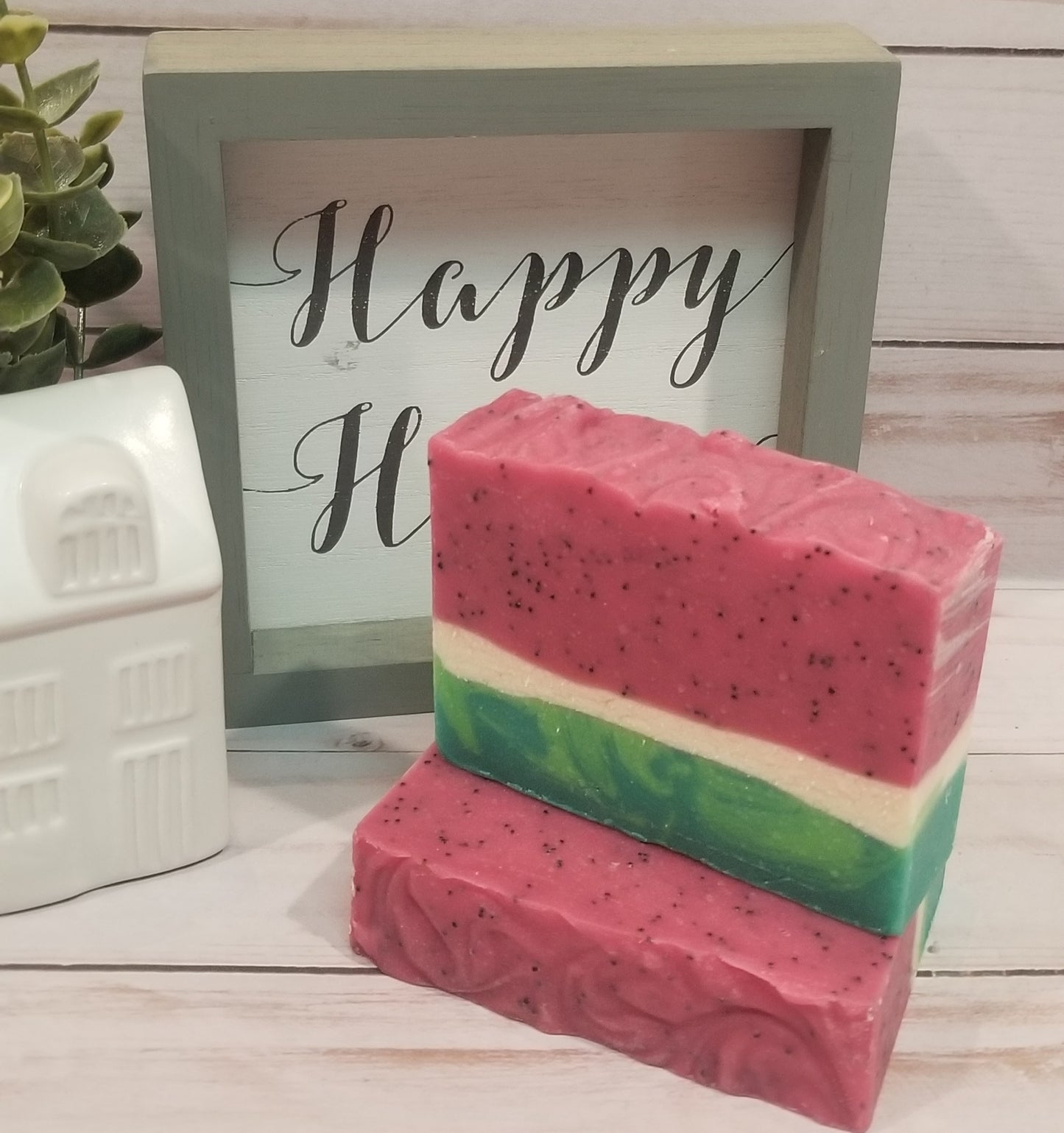 Juicy Watermelon Handmade All Natural Exfoliating Soap