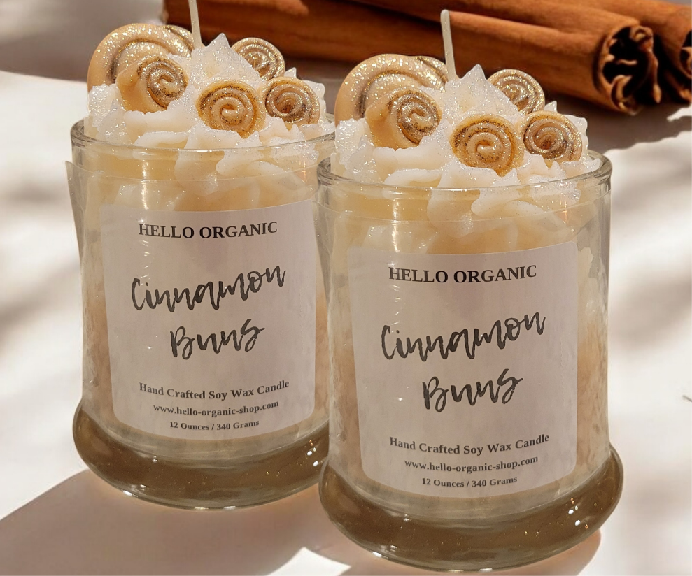 Cinnamon Buns Specialty Frosted Candle