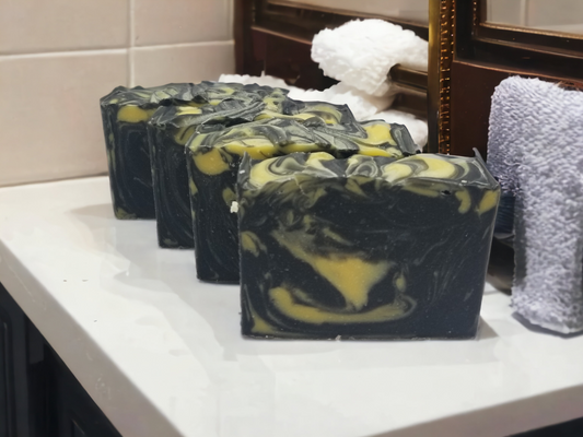 Activated Charcoal and Tea Tree Handmade All Natutal Soap for Sensitive Skin