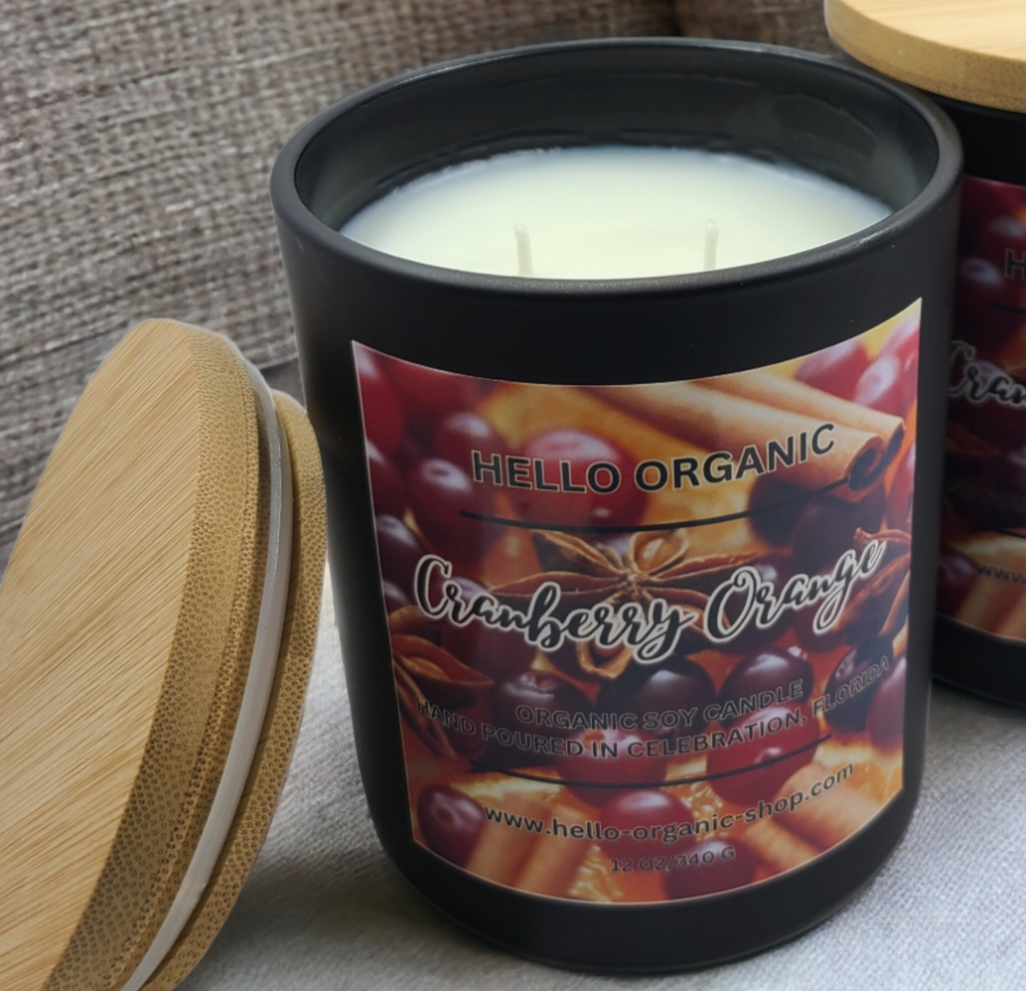 Large Fall &Autumn Scent Soy Wax Candle