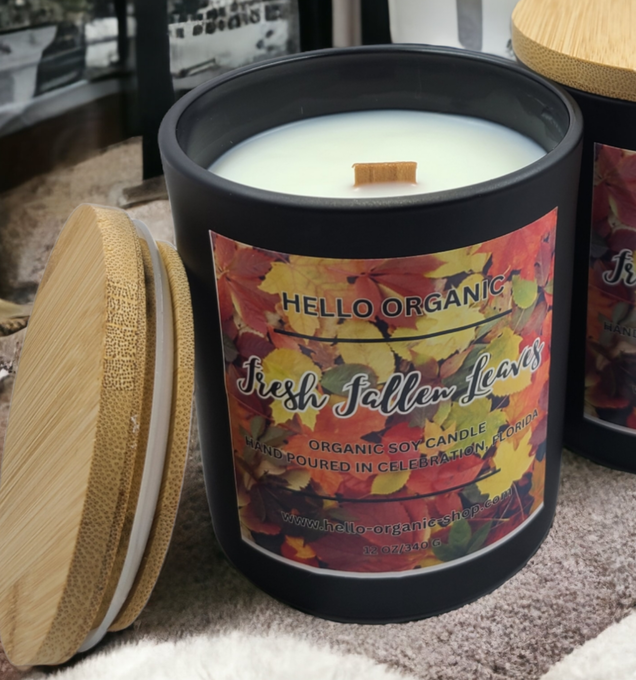 Large Fall &Autumn Scent Soy Wax Candle