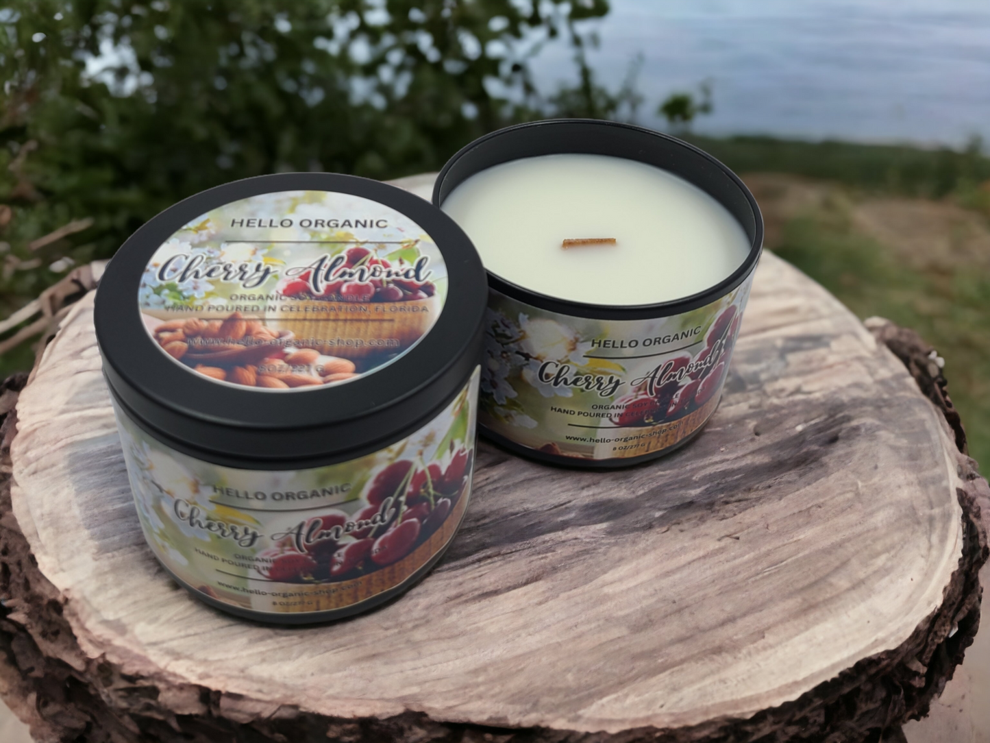 Black Matte Tin Fall & Autumn Scent Soy Wax Candle