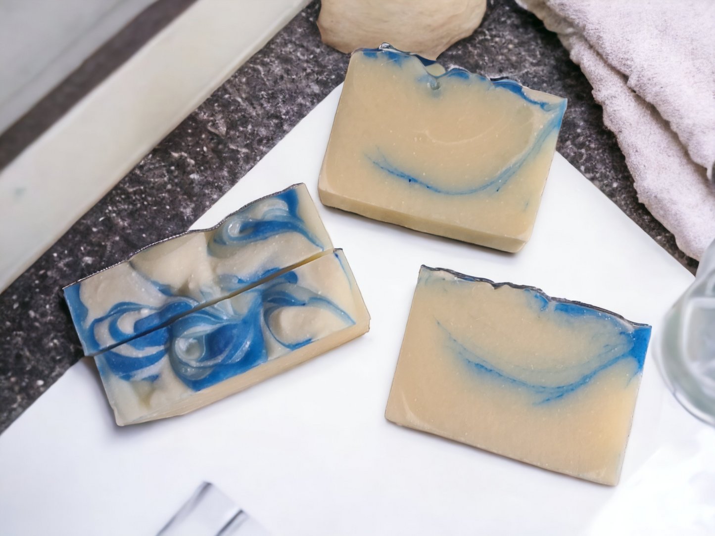 Light Blue Handmade All Natural MEN'S SOAP