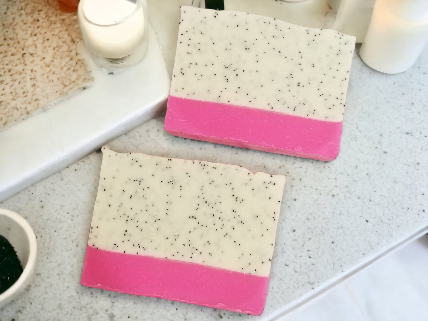 Dragonfruit & Hibiscus Handmade All Natural Exfoliating Soap