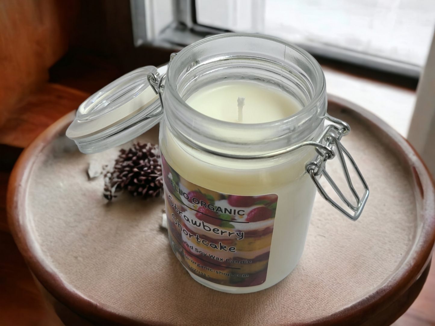 Jelly Jar Soy Wax Candle Farmhouse Scents Choose From 6 Scents.