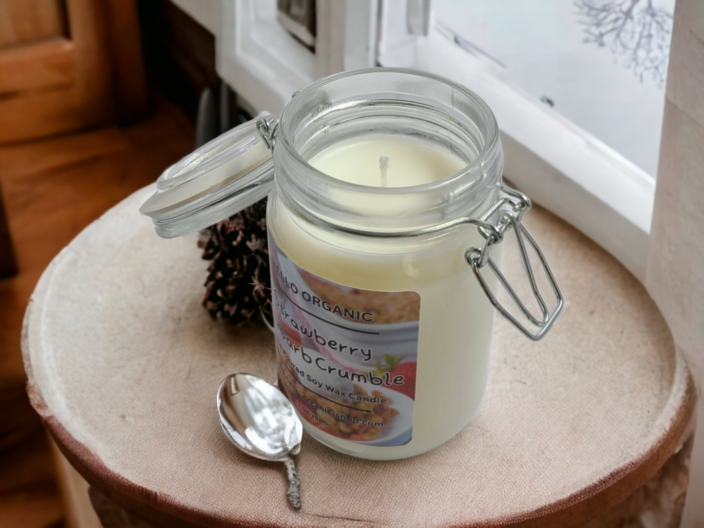 Jelly Jar Soy Wax Candle Farmhouse Scents Choose From 6 Scents.