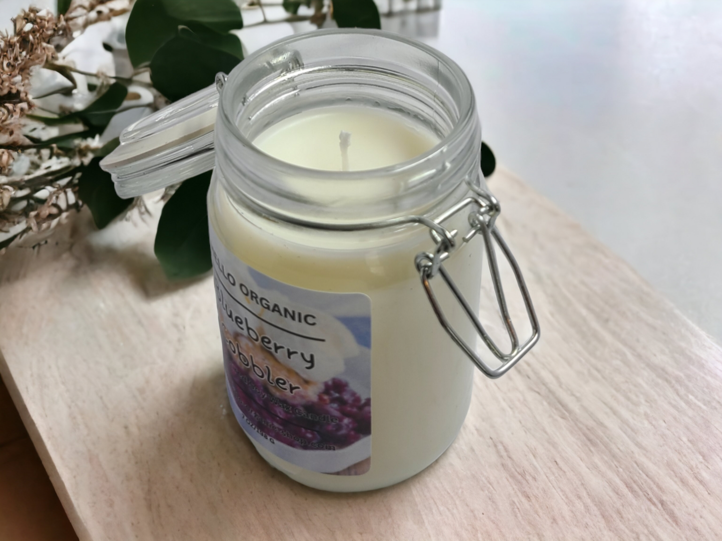 Jelly Jar Soy Wax Candle Farmhouse Scents Choose From 6 Scents.