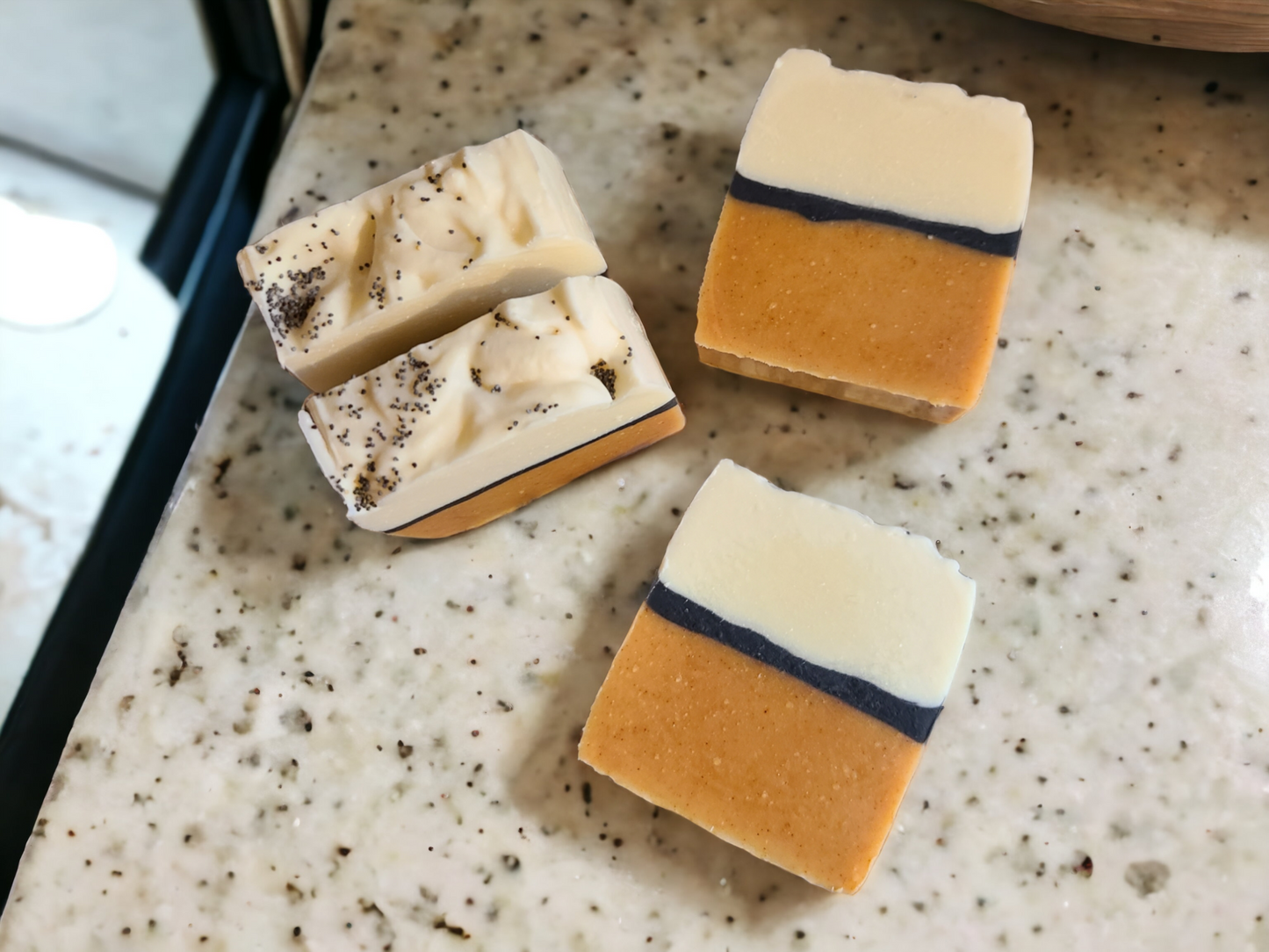 Almond Scented Tumeric & Honey Facial Bar