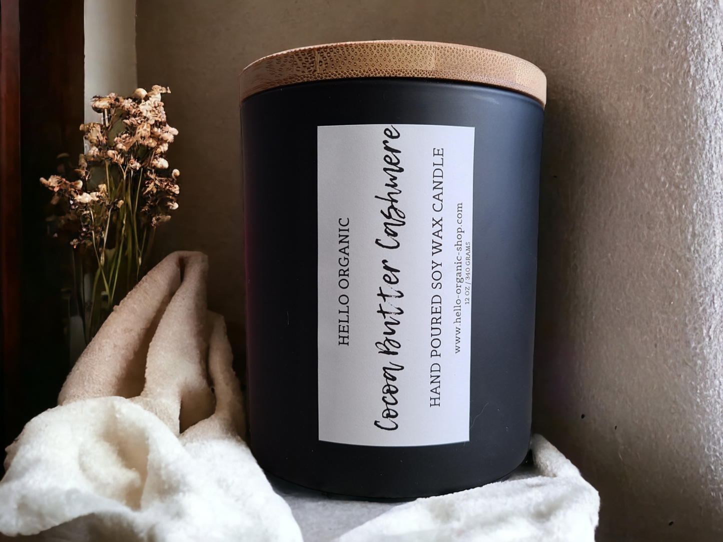 Cocoa Butter & Cashmere Soy Wax Candle