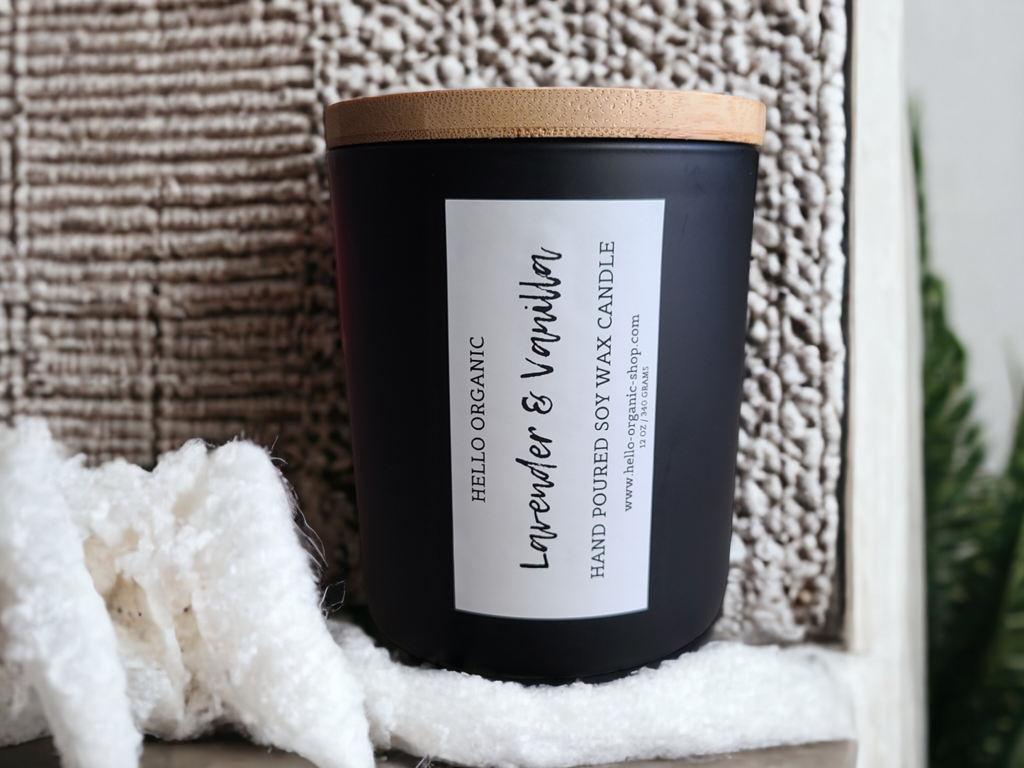 Lavender & Vanilla Soy Wax Candle