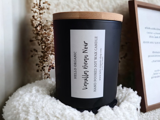 Vanilla Bean Noir Soy Wax Candle