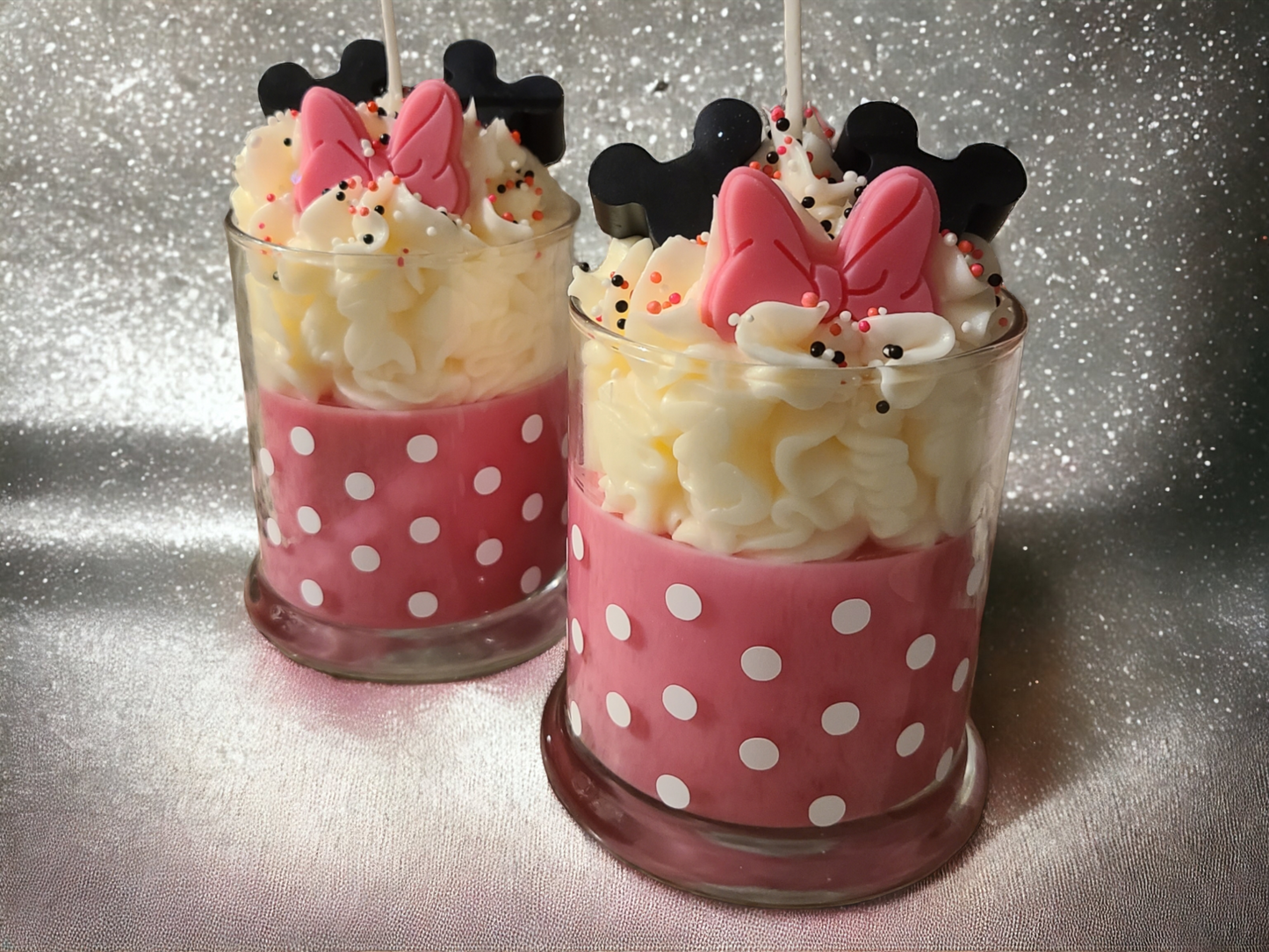 Mouse Bows Themed Soy Wax Candle