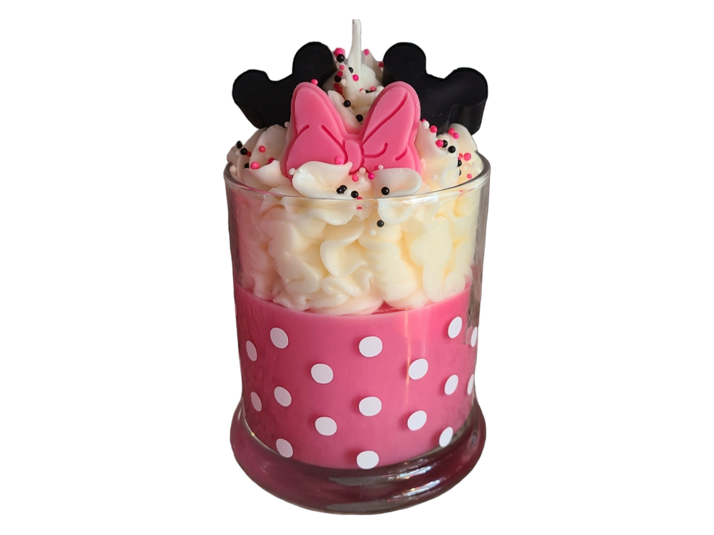 Mouse Bows Themed Soy Wax Candle