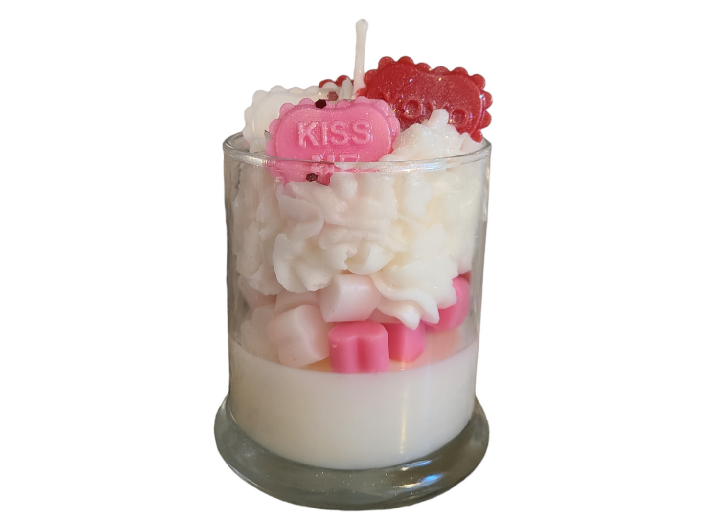 Valentines Day Gift Box Specialty Frosted Valentines Day Candles