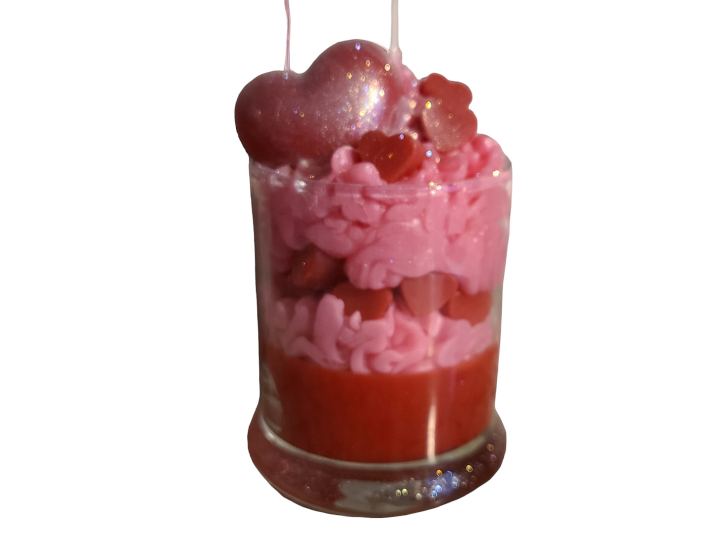 Valentines Day Gift Box Specialty Frosted Valentines Day Candles