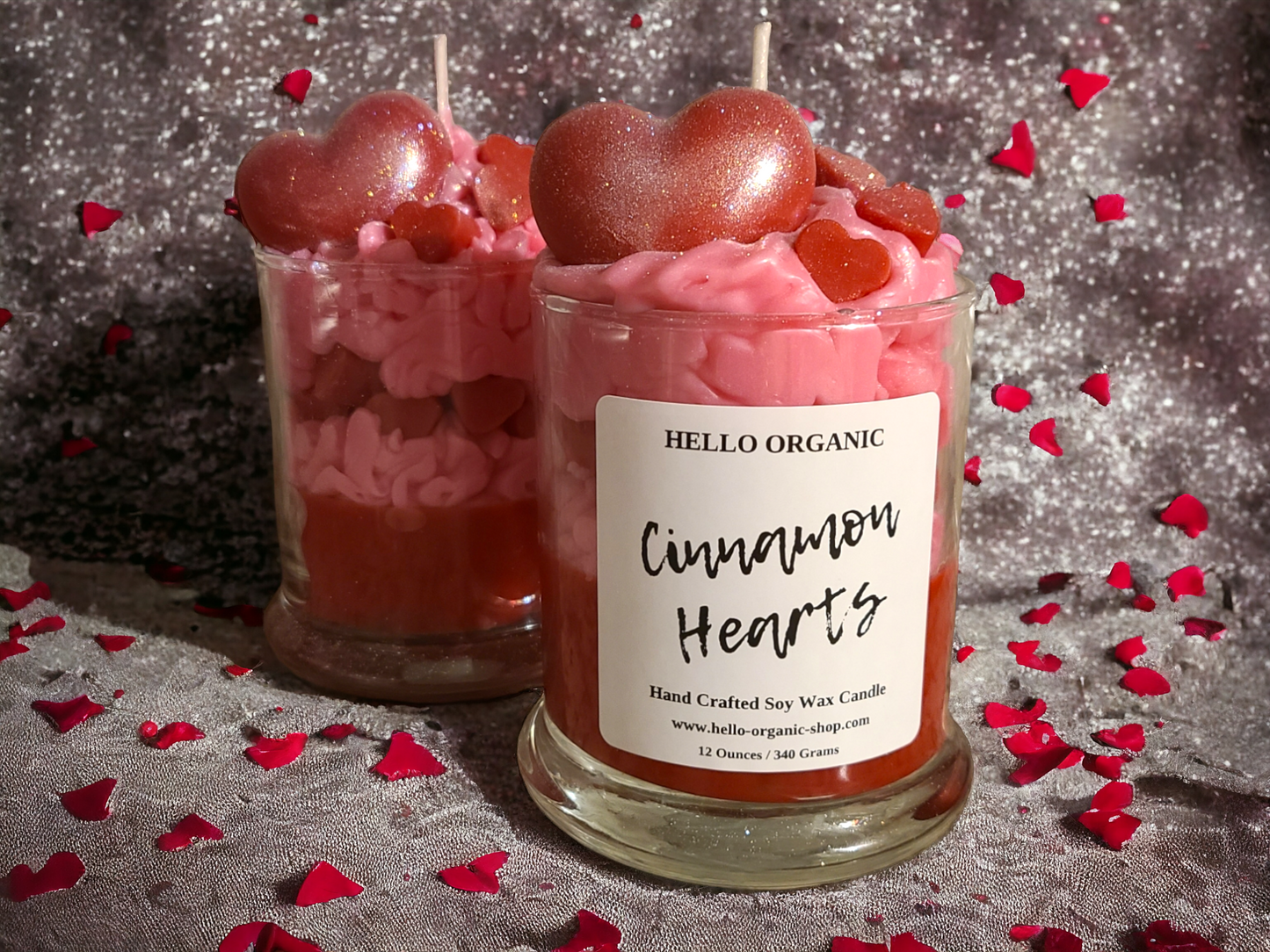 Valentines Day Gift Box Specialty Frosted Valentines Day Candles