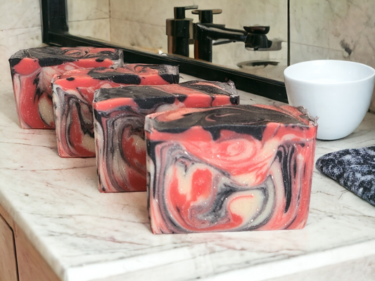 RED Handmade All Natural MEN'S SOAP