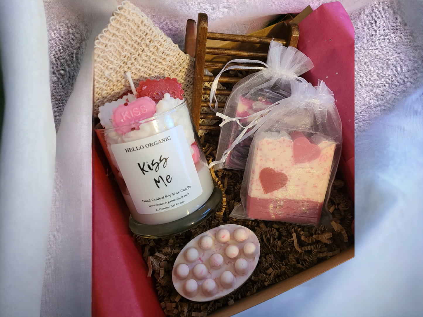 Available 2/15 Valentines Day Gift Box Specialty Candles and Soap