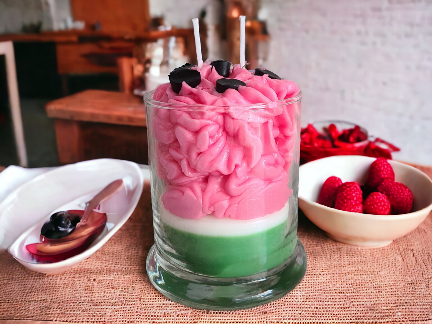 Juicy Watermelon Specialty Frosted Candle