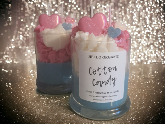 Cotton Candy Specialty Dessert Candle