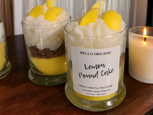 Lemon Pound Cake Specialty Frosted Candle