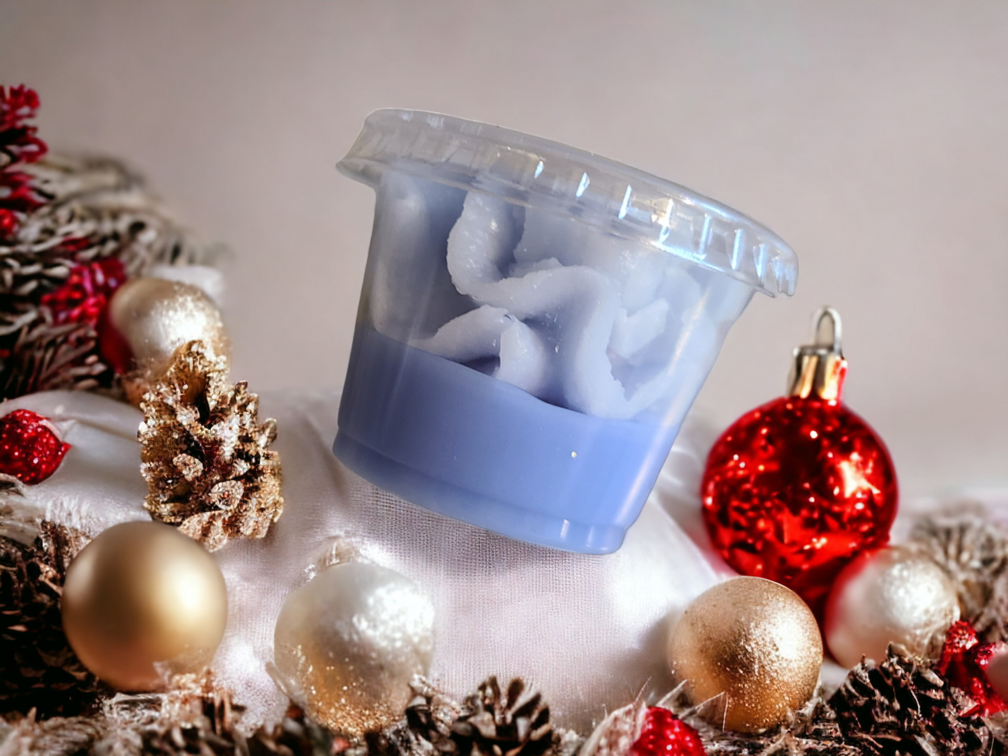 Frosted Snowflake Mini Wax Melt Cups