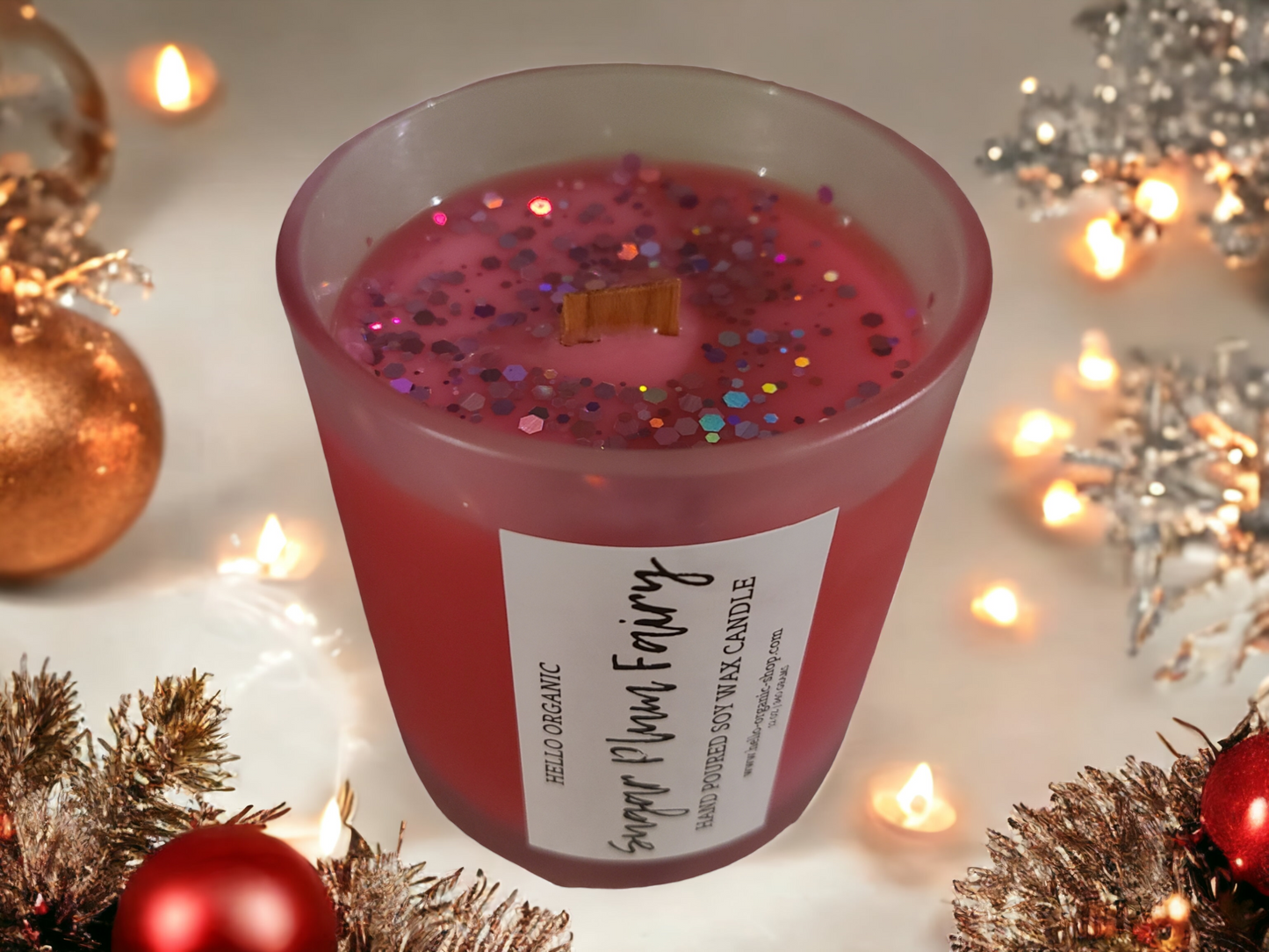 Sugar Plum Fairy Scented Christmas Candle