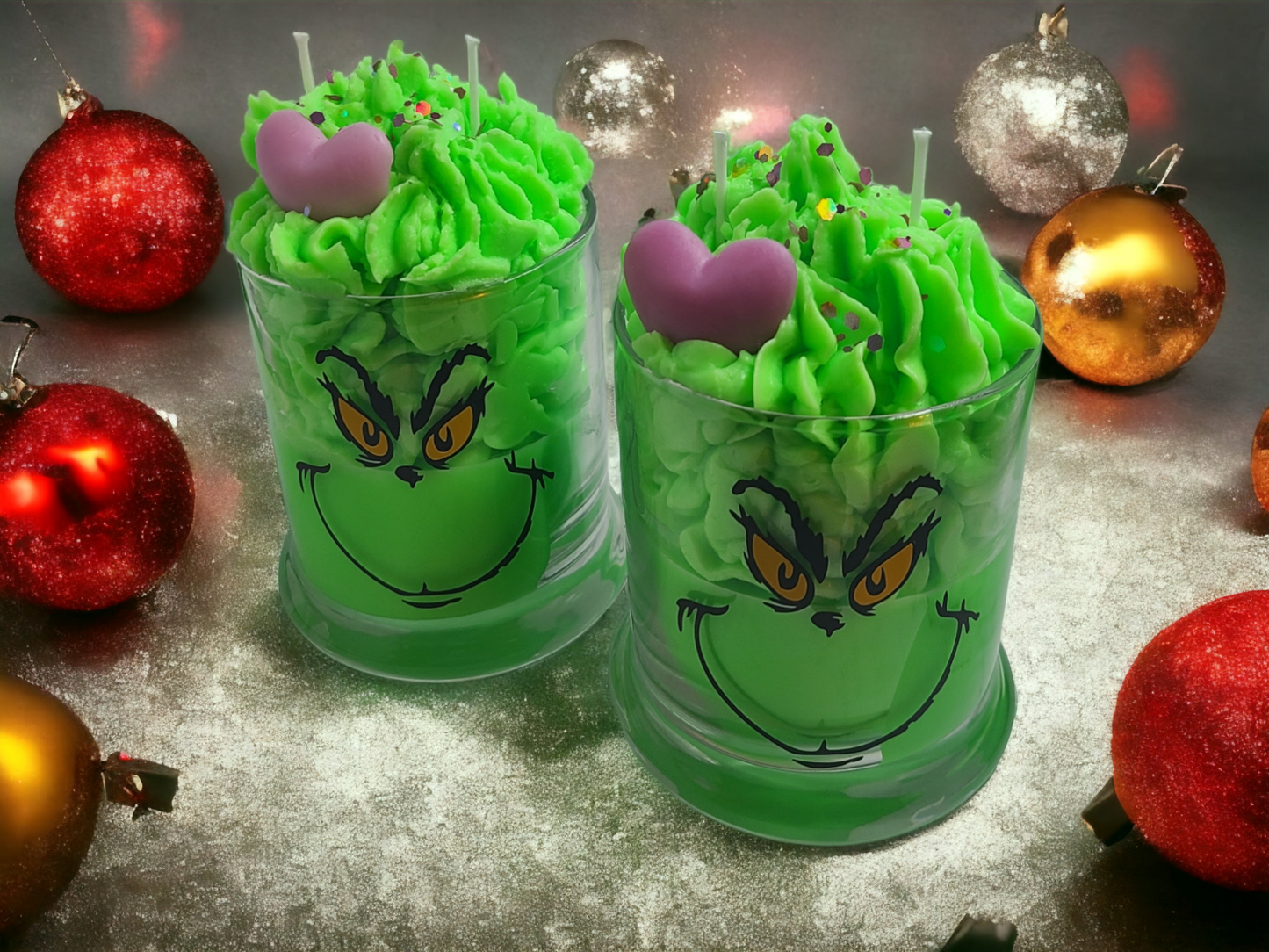 Mean One Specialty Frosted Scented Christmas Candle0