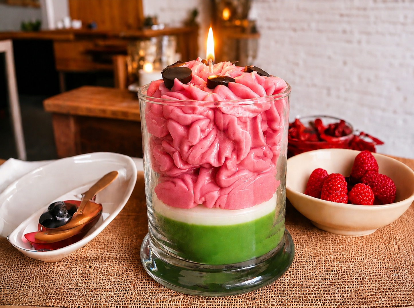 Juicy Watermelon Specialty Frosted Candle