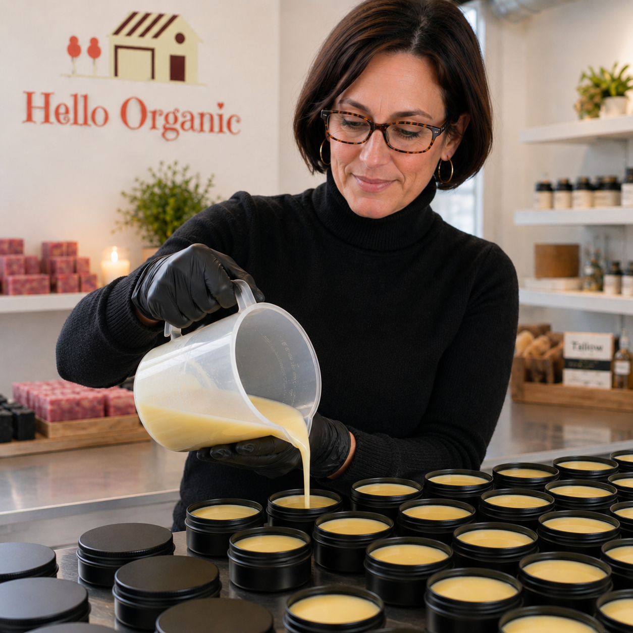 Hello Organic Unscented Beef Tallow Balm (2.4 oz)