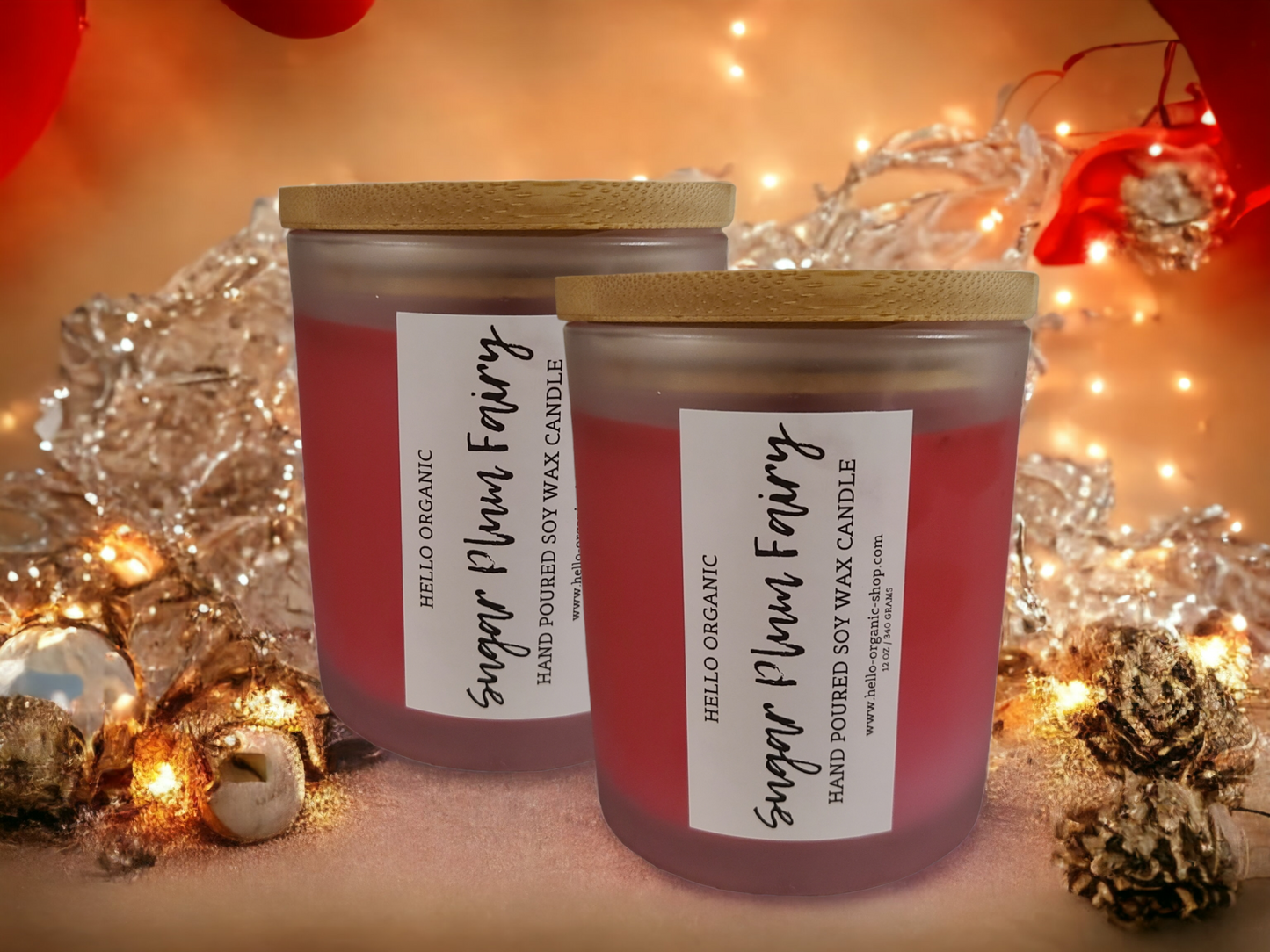 Sugar Plum Fairy Scented Christmas Candle