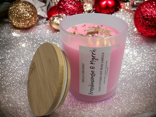 Frankincense and Myrrh Scented Christmas Candle