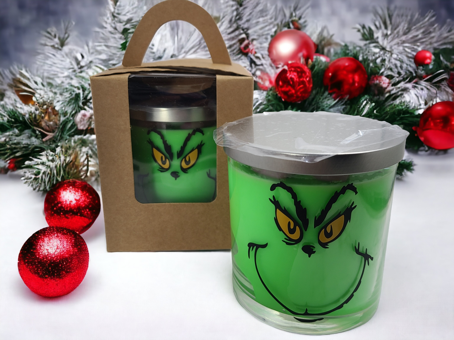 Mean One-Low Top Scented Christmas Candle