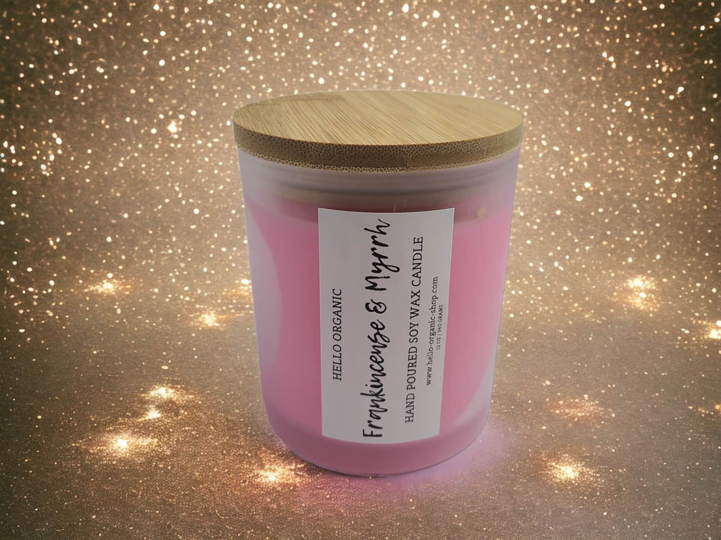 Frankincense and Myrrh Scented Christmas Candle