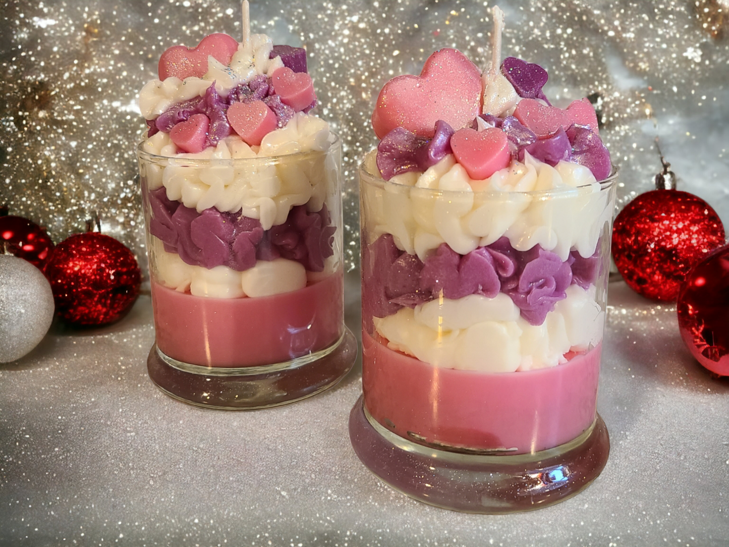 Sugar Plum Fairy Specialty Frosted Scented Christmas Candle