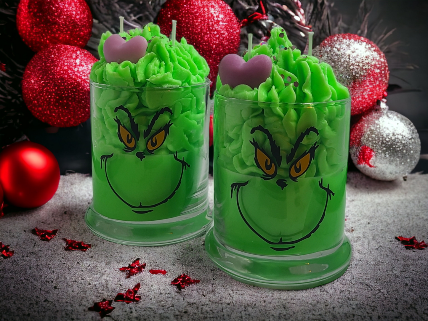 Mean One Specialty Frosted Scented Christmas Candle0