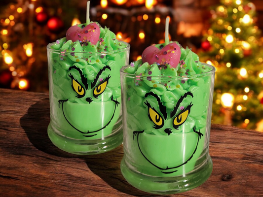 Mean One Specialty Frosted Scented Christmas Candle