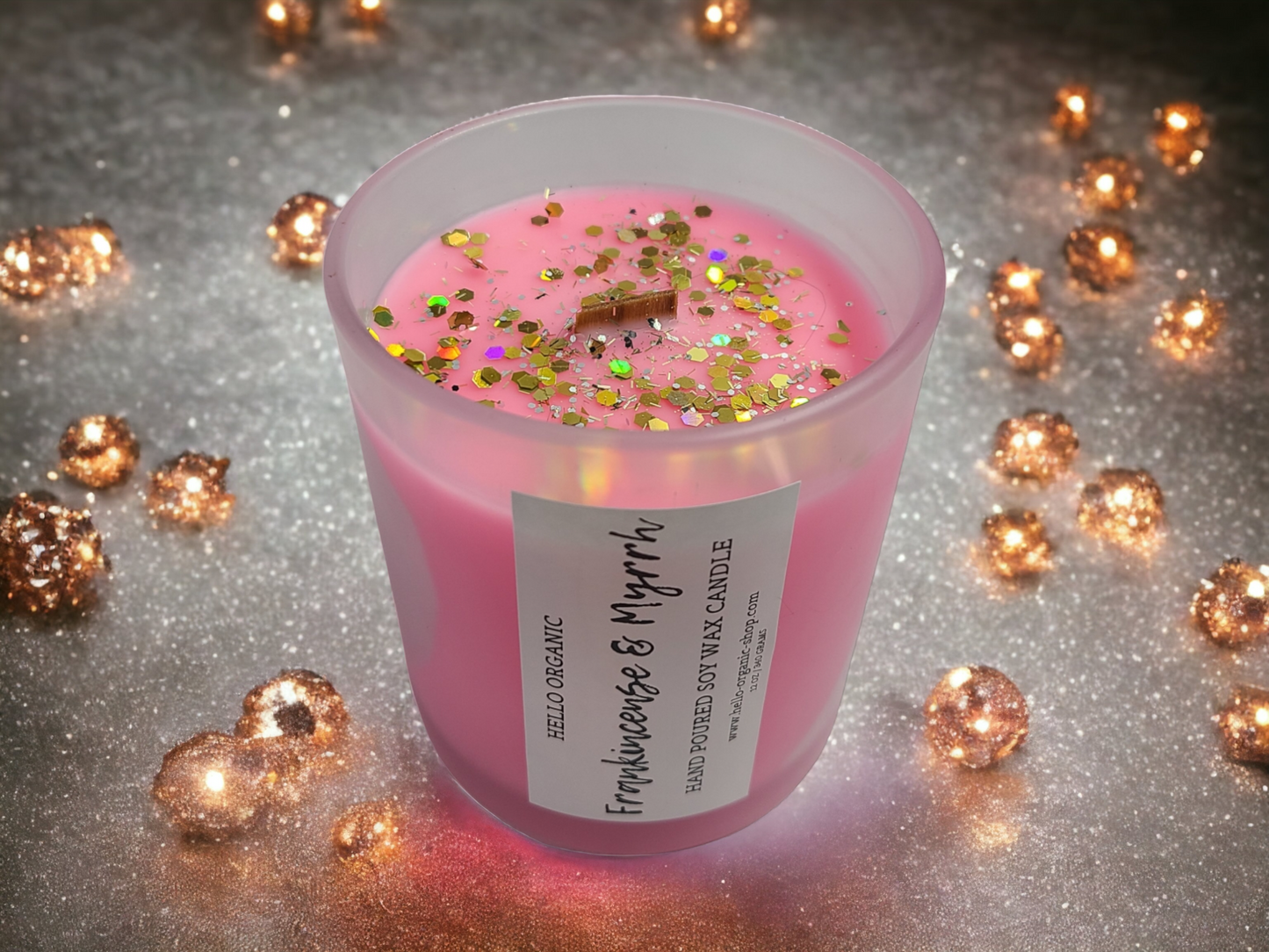 Frankincense and Myrrh Scented Christmas Candle