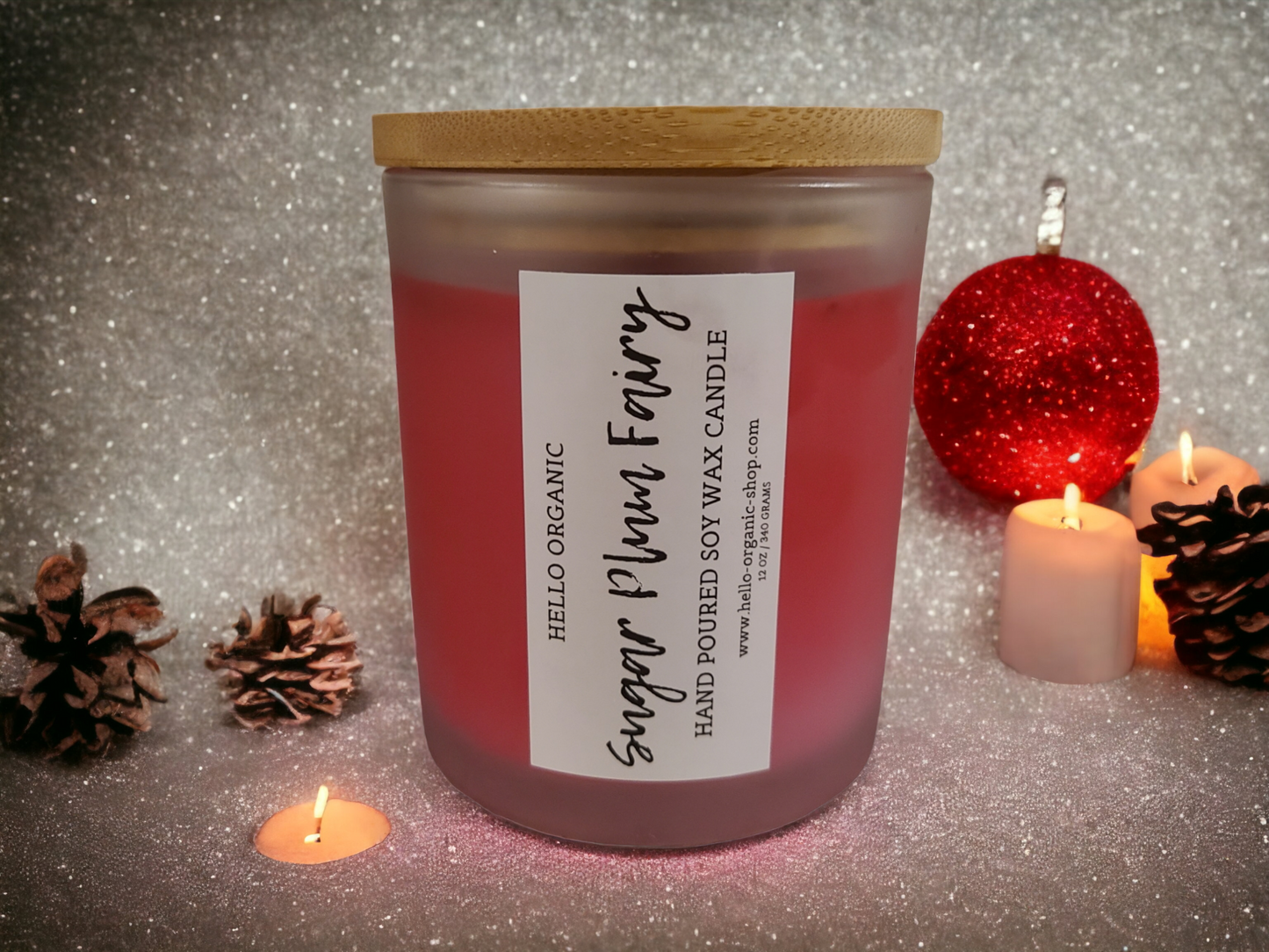 Sugar Plum Fairy Scented Christmas Candle