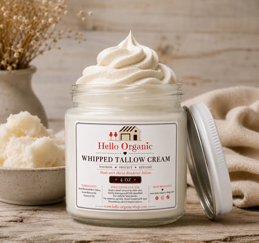 Whipped Tallow Cream Unscented (4oz)